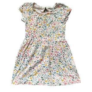 Carter’s Floral Print Short Sleeve Jersey Dress 4T